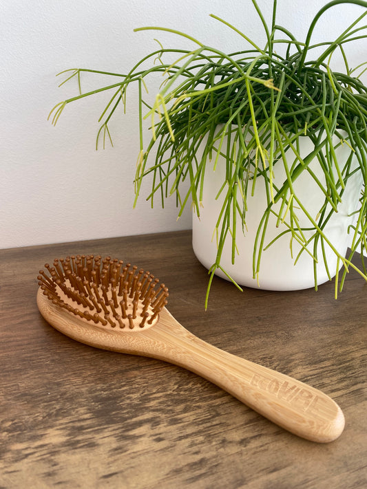 Ecovibe Oval Bamboo Hairbrush